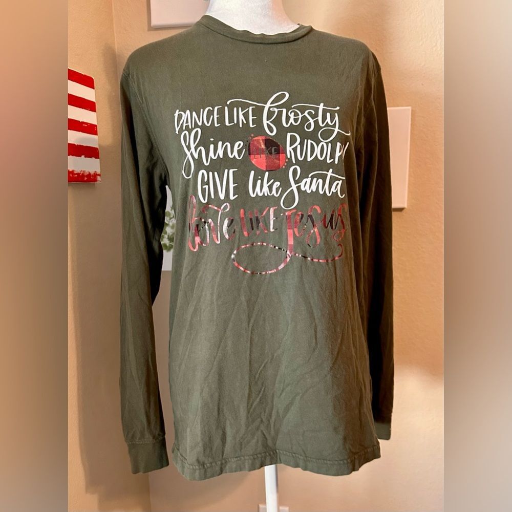 George Brand Long Sleeve Holiday Tee – Size Small